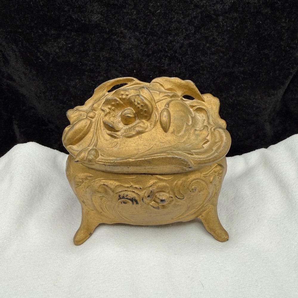 Vintage Art Nouveau Jewelry Box Casket